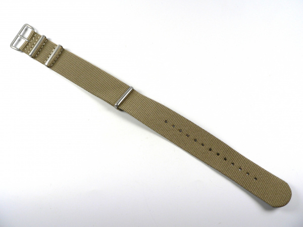 Řemínek nylon khaki 22mm COUSINS S36779